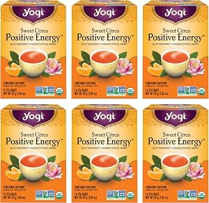 Yogi Tea - Sweet Citrus Positive Energy (6 Pack) - 96 Tea Bags