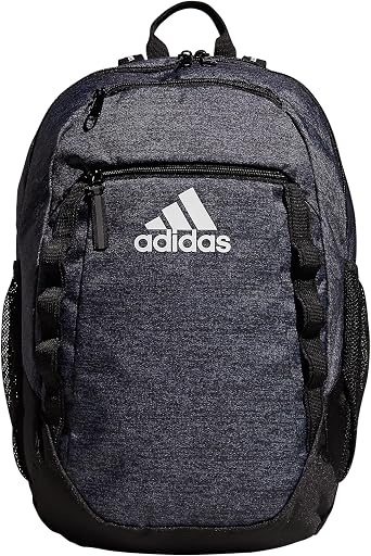 adidas Excel 6 School Backpack 40L | Padded Laptop Sleeve, Multiple Organizer Pockets, Water-Bottle Pockets, Durable Build, School Gym & Travel Ready