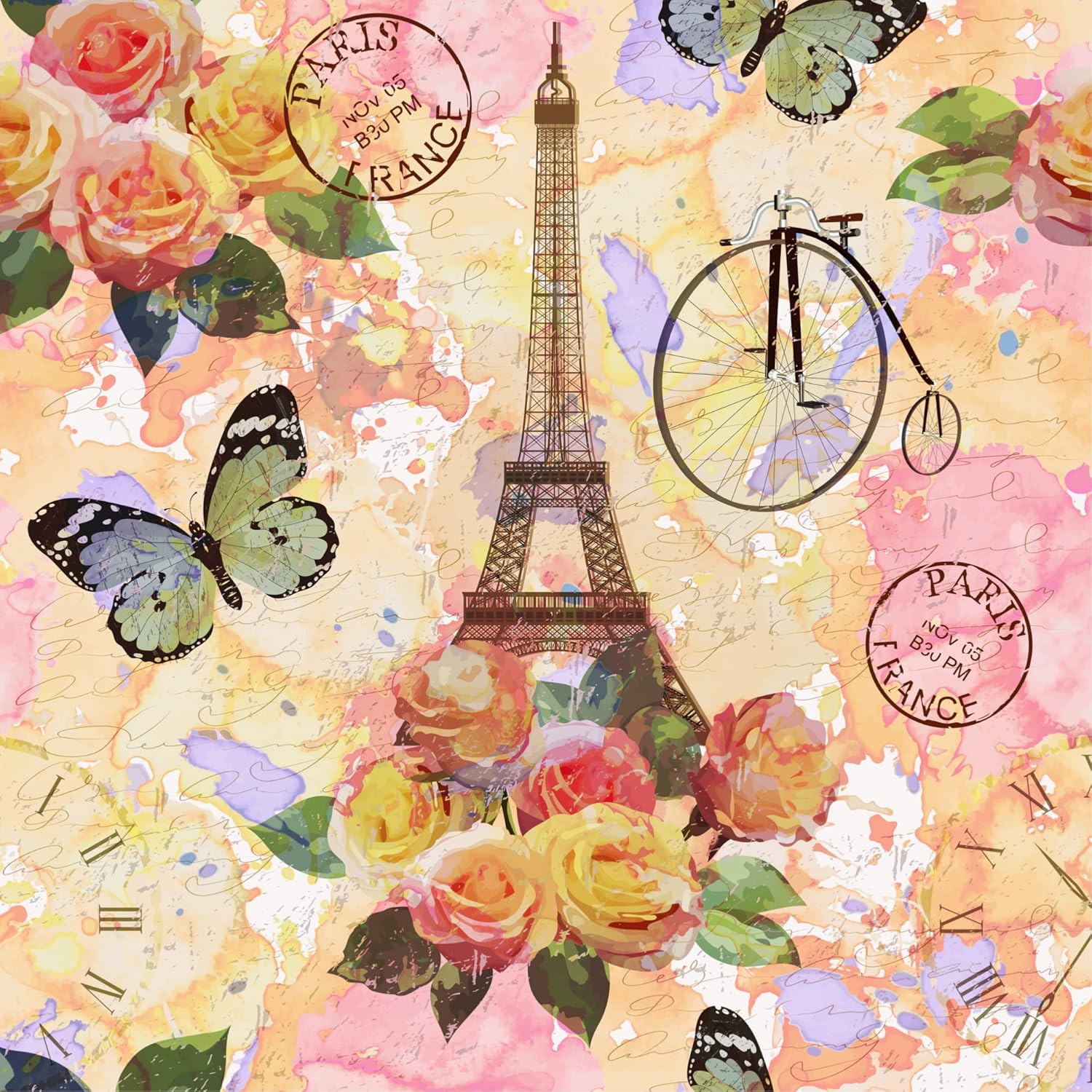 Paris Wood Beaded Door Hanger
