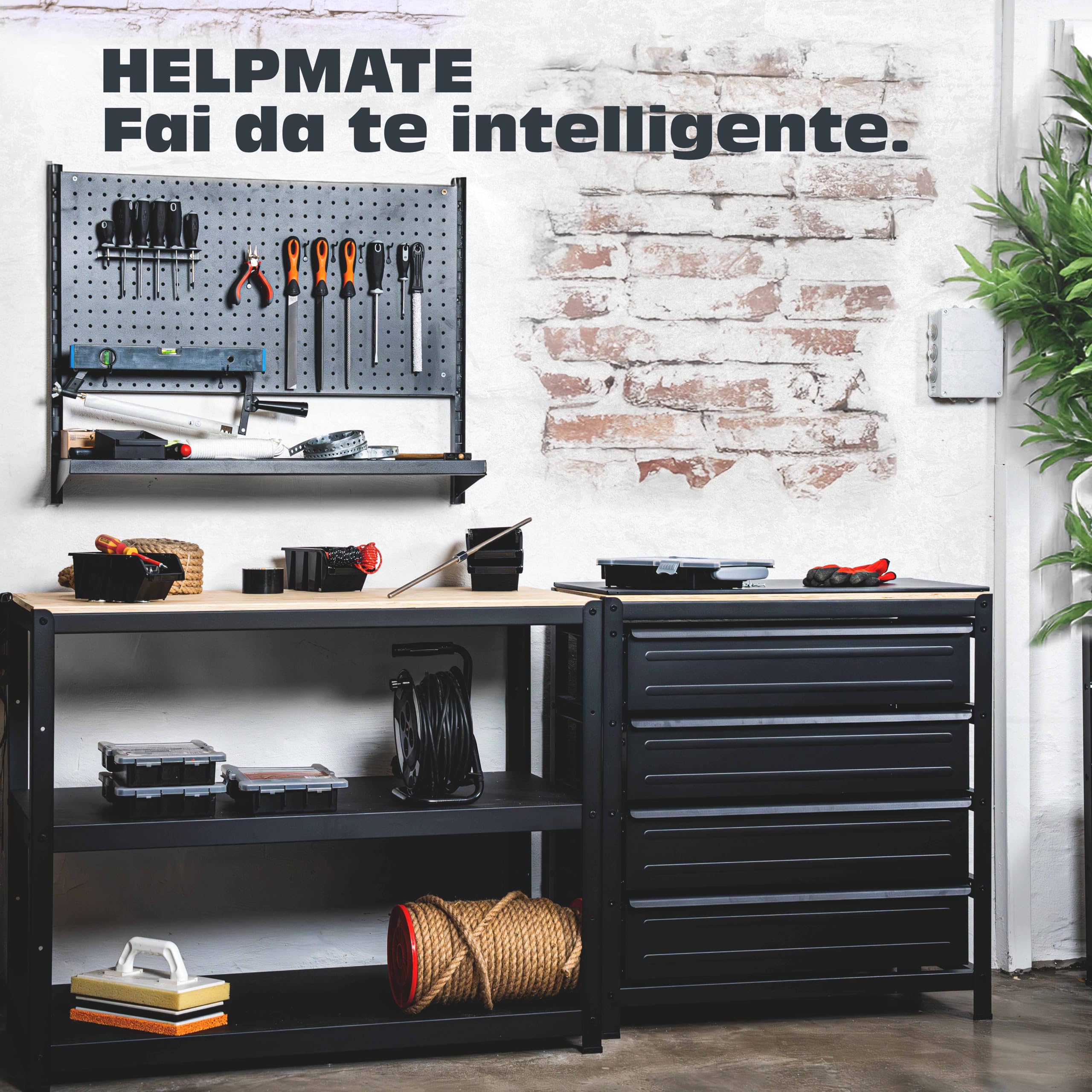 HELPMATE Dado esagonale M10 DIN 934 acciaio elettrozincato 25 sztuk klasa 8