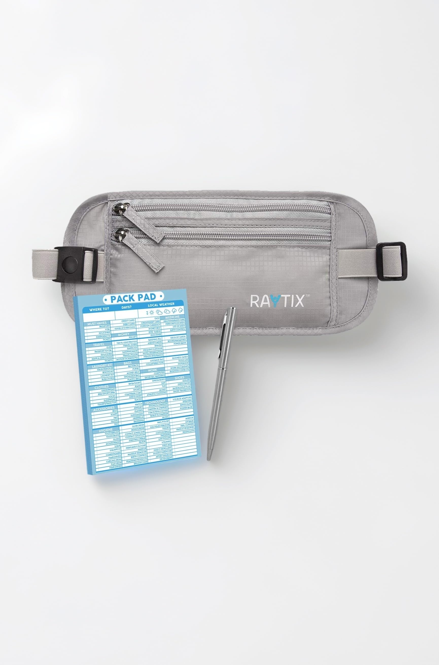 Travel Money Belt Safe Well Designed Comfortable Money Carrier For Travelling More - Blocks RFID Transmissions Secure Hidden Travel Wallet G