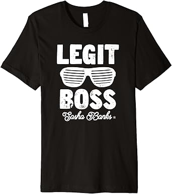 Amazon Com Wwe Legit Boss Sasha Banks Premium T Shirt Clothing Shoes Jewelry Amazon Com Wwe Legit Boss Sasha Banks Premium T Shirt Clothing Shoes Jewelry