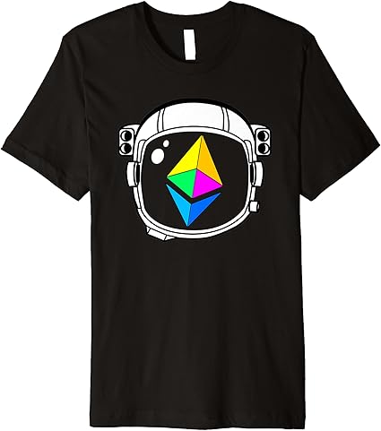 Crypto Ethereum Astronaut Moon T-Shirt Crypto Currency