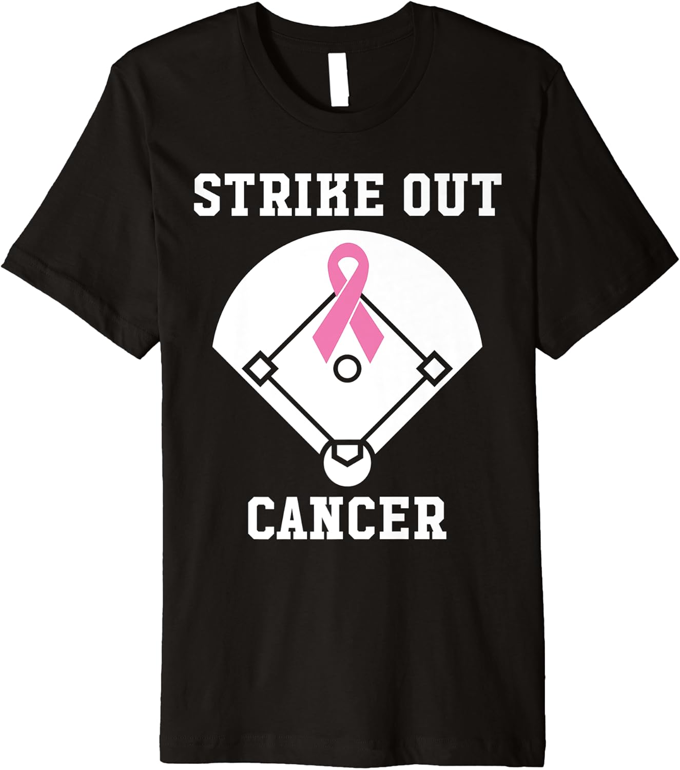 Amazon.com: Breast Cancer Awareness - Strike Out Cancer Baseball T