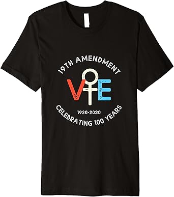 19th amendment centennial shirt Clearance