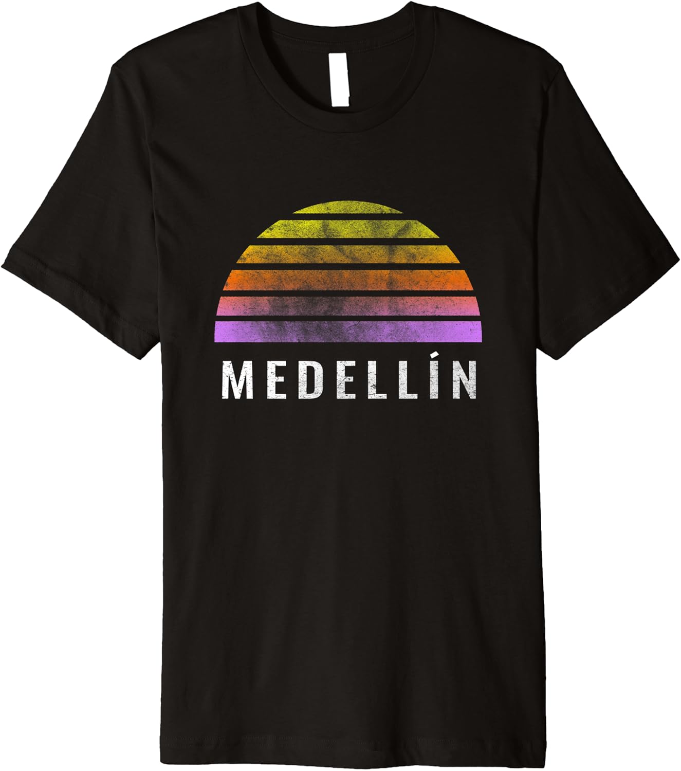 Throwback Sunset Vintage Medellin design Premium T-Shirt