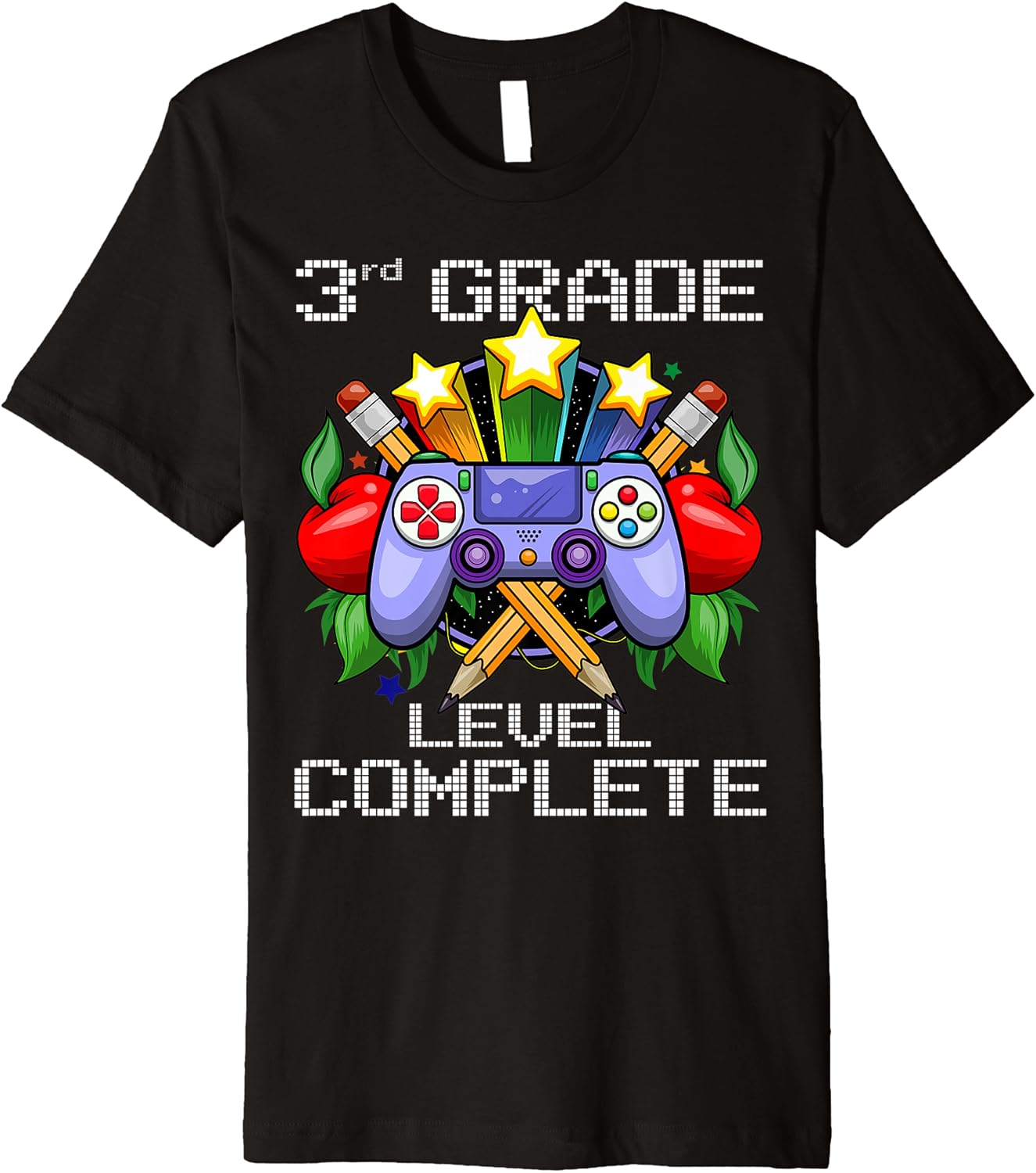 Amazon Com 3rd Grade Level Complete Back To School Gift Boys Girls Kids Premium T Shirt Clothing