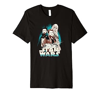 Star Wars Han Solo Movie The Hero Trio Intro Premium T-Shirt