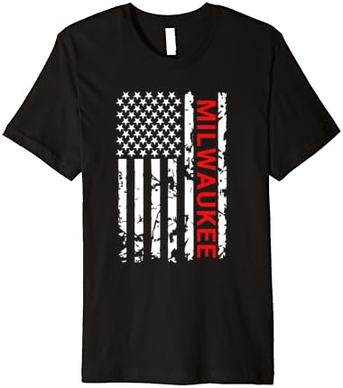 "Stylishly Show Your Support with Milwaukee's Black and White Flag Tee" 2 91IM87eeuCL. CLa%7C500%2C468%7C81zCdQ0FbSL.png%7C0%2C0%2C500%2C468%2B0.0%2C0.0%2C500.0%2C468.0 AC