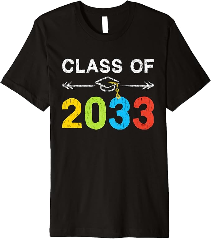 Class Of 2033 Grow With Me Premium TShirt