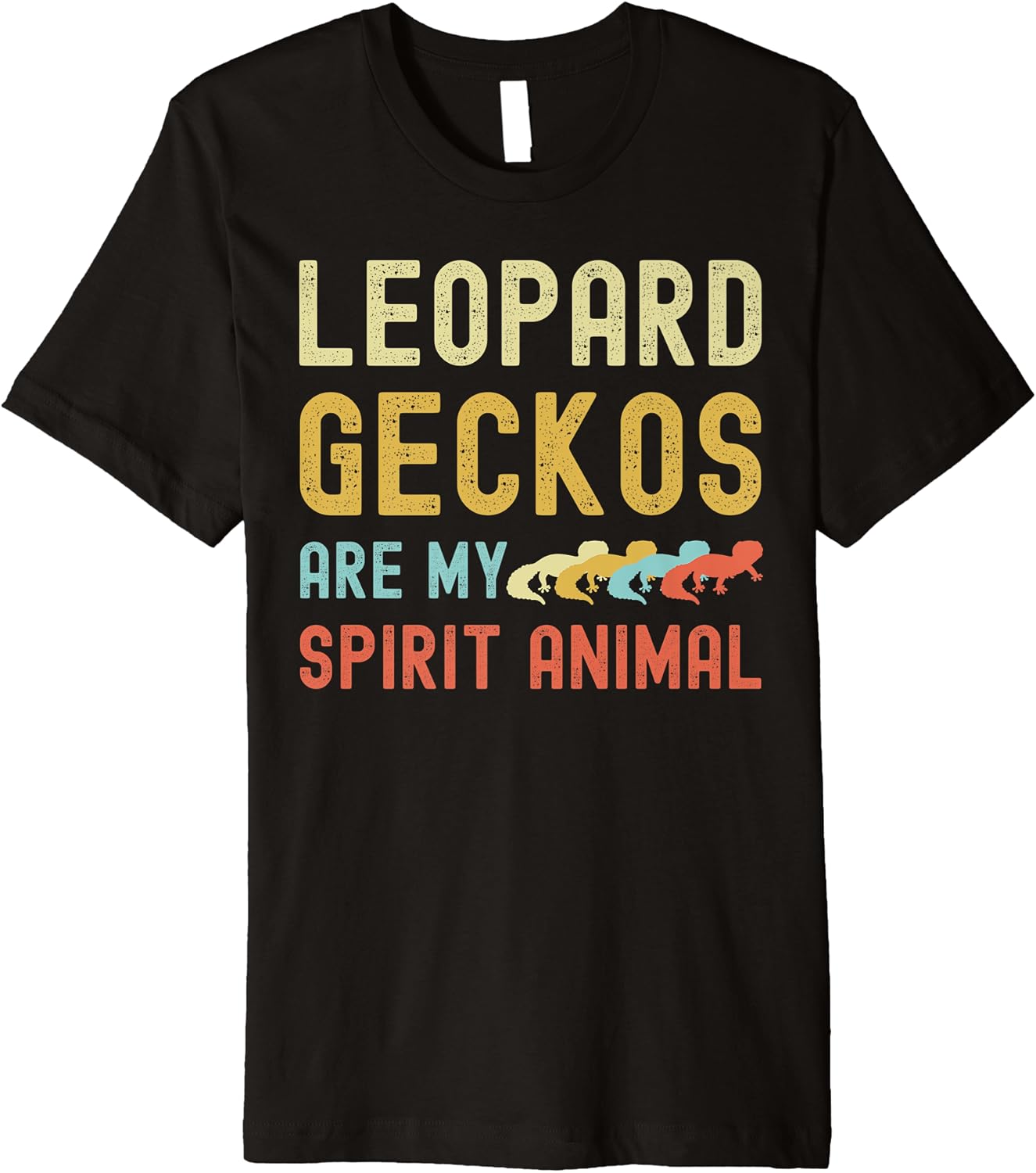 "funny pet leopard gecko quote t shirt" t-shirt by techman516 Amazon.com: Leopard Geckos Are My Spirit Animal Funny Gecko Mom Dad