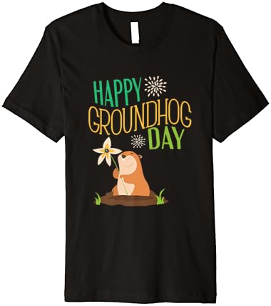 Pleased Groundhog Day T-Shirt Floor Hog 2019 Males Girls Children