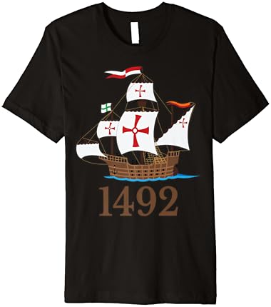 1492 Nautical Ship Columbus Day TShirt Crusing Vacation Present