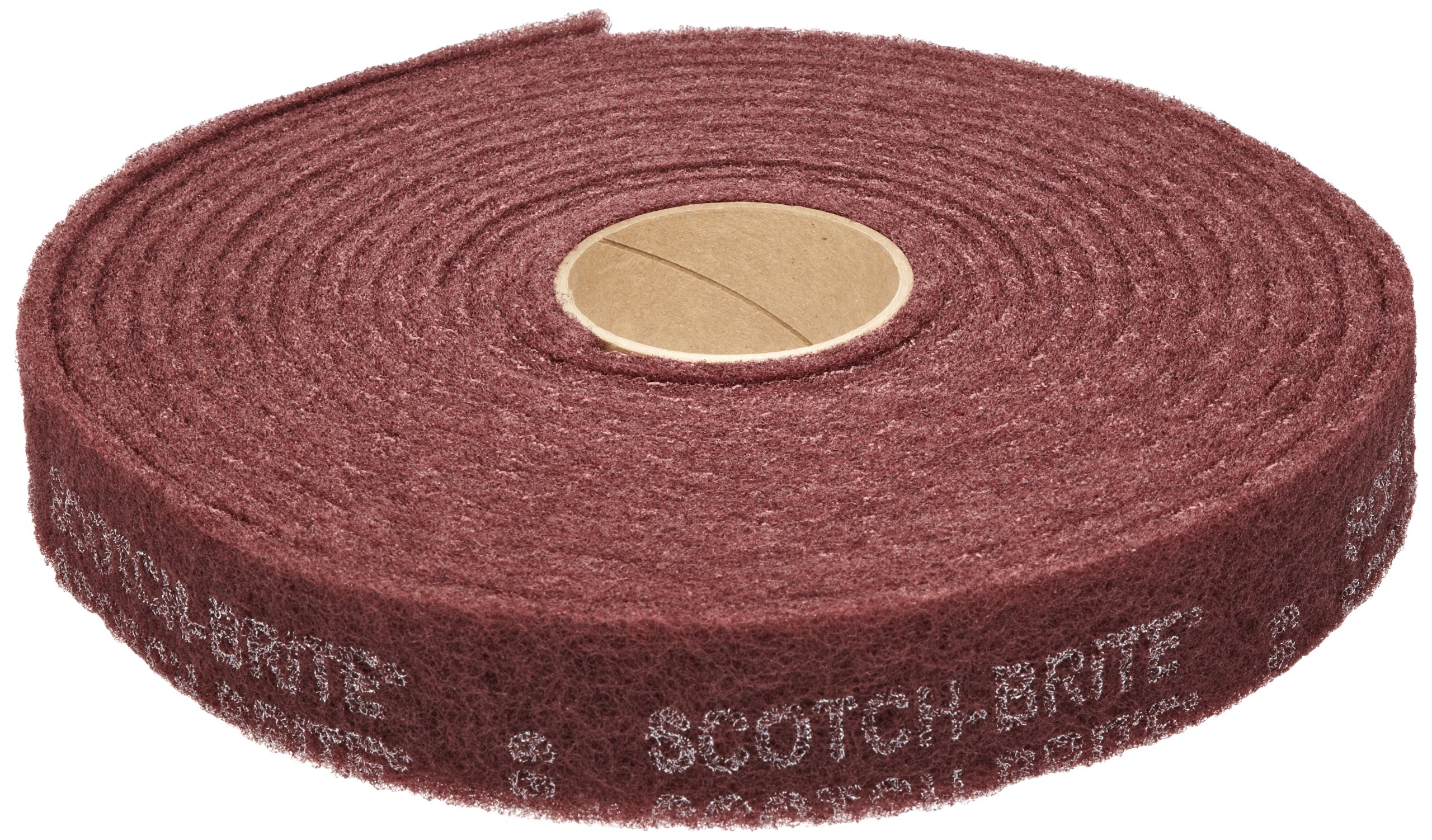 Scotch-Brite limpiar y acabado Roll, óxido de aluminio, longitud de 2 "de ancho x 30 ', muy fina grano (Pack de 1), 30' Length x 2" Width