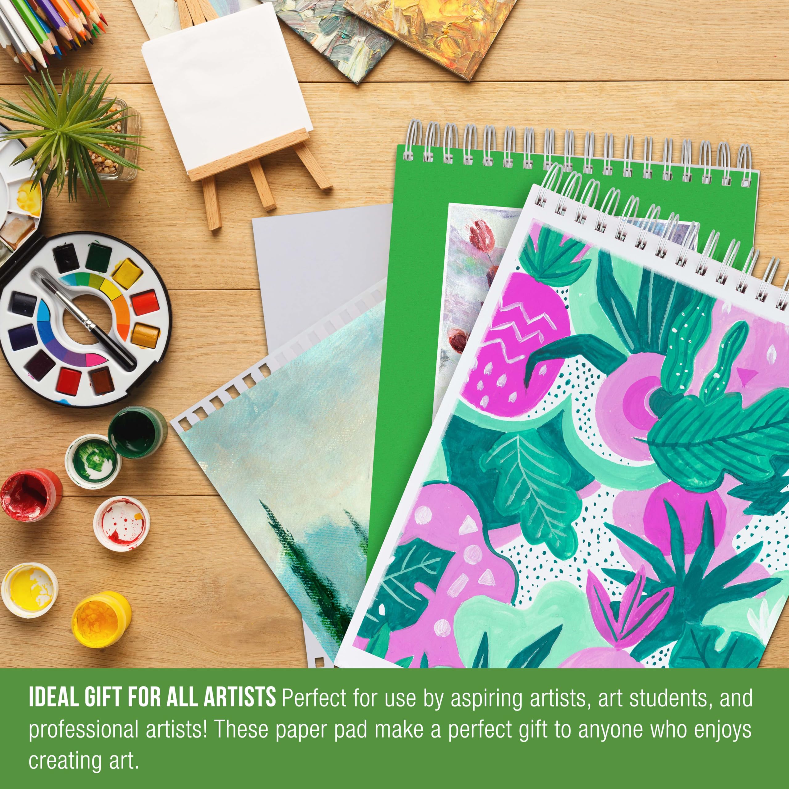 Premium Acrylic Painting Paper Pad - 24 Sheets -6