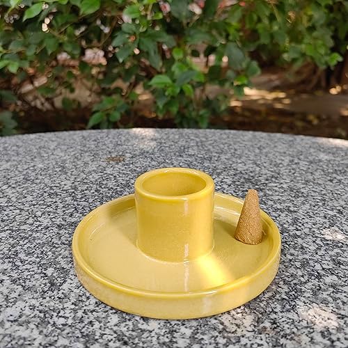 Miniatura 6 de Soporte para incienso de salvia blanca, soporte de Palo Santo, cuenco de cerámica para manchas de salvia blanca, placa para difuminar para velas,