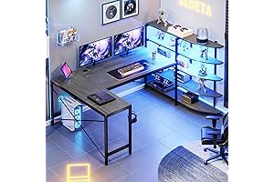 L Shaped Modern Gaming Desk - Maximize Your Gaming Experience