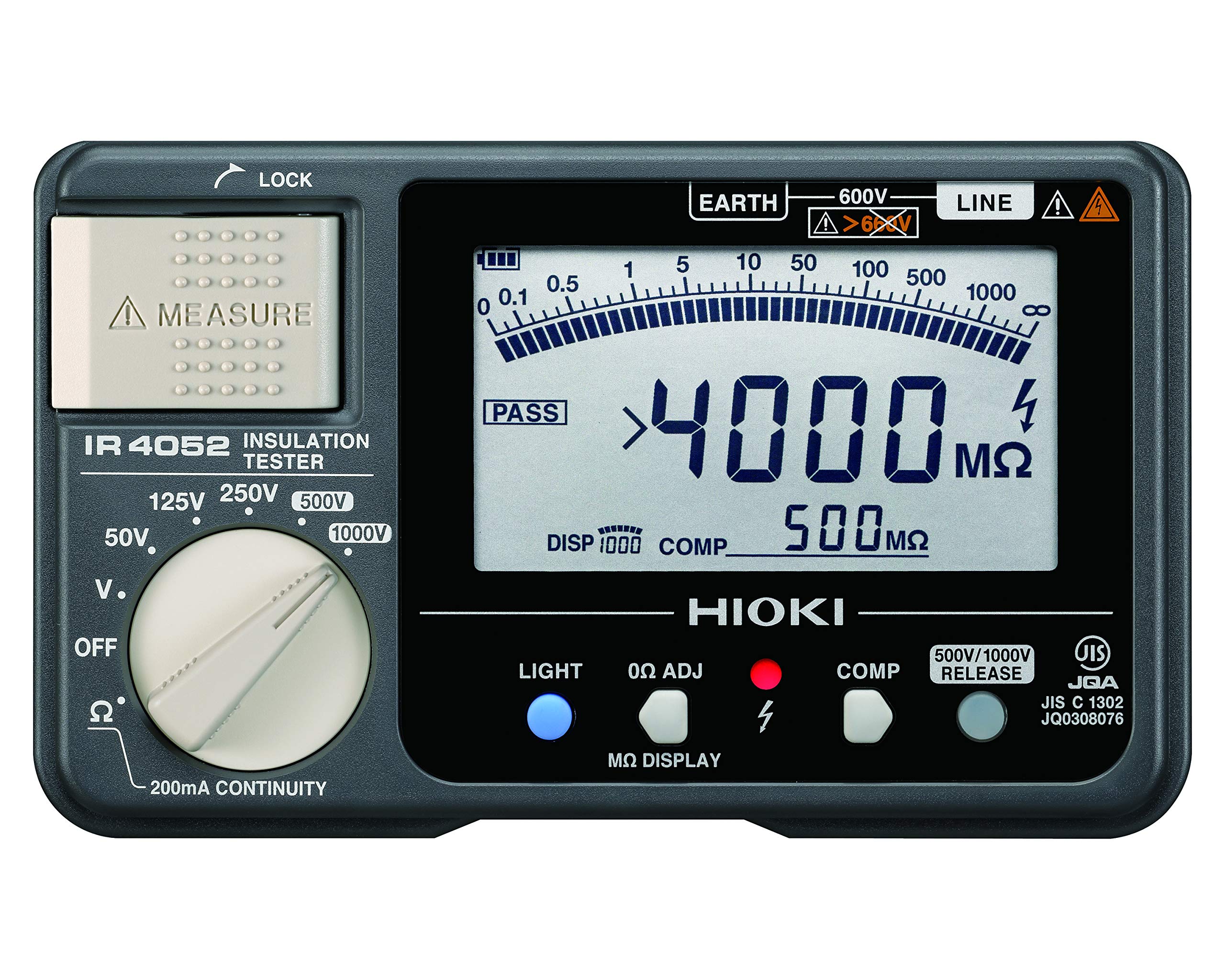 HIOKI】メガーレンジ絶縁抵抗計IR4054INSULATIONTESTER