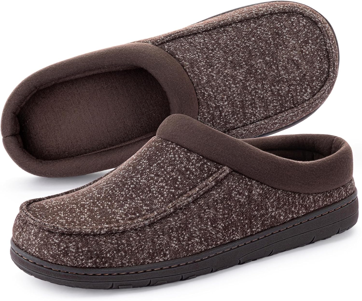 ULTRAIDEAS Men's Indoor Outdoor Slippers with Memory Foam
