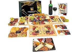 Premium Charcuterie Board & Accessories Set of 21