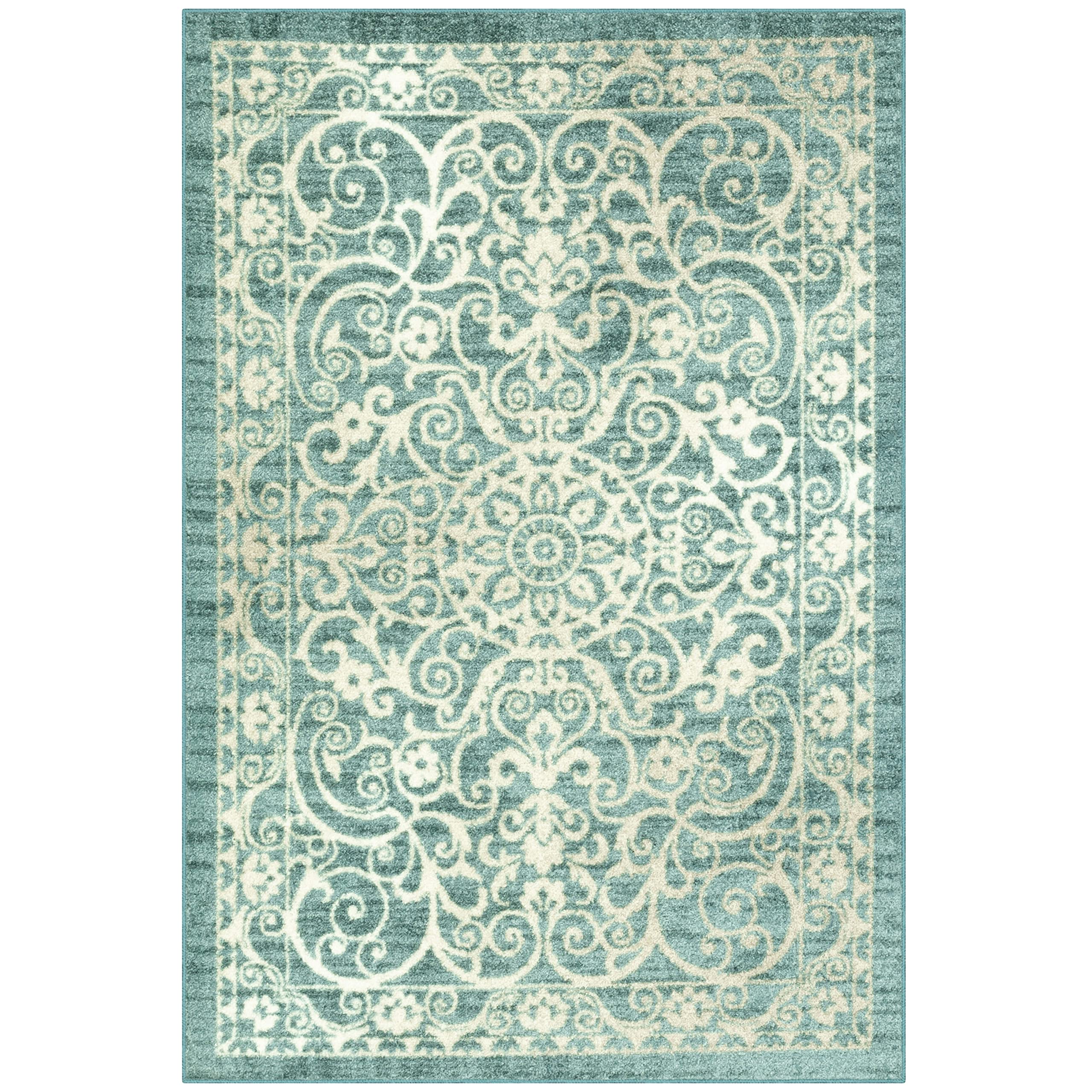 Maples Rugs Pelham Vintage Area Rugs for Living Room & Bedroom [Made in