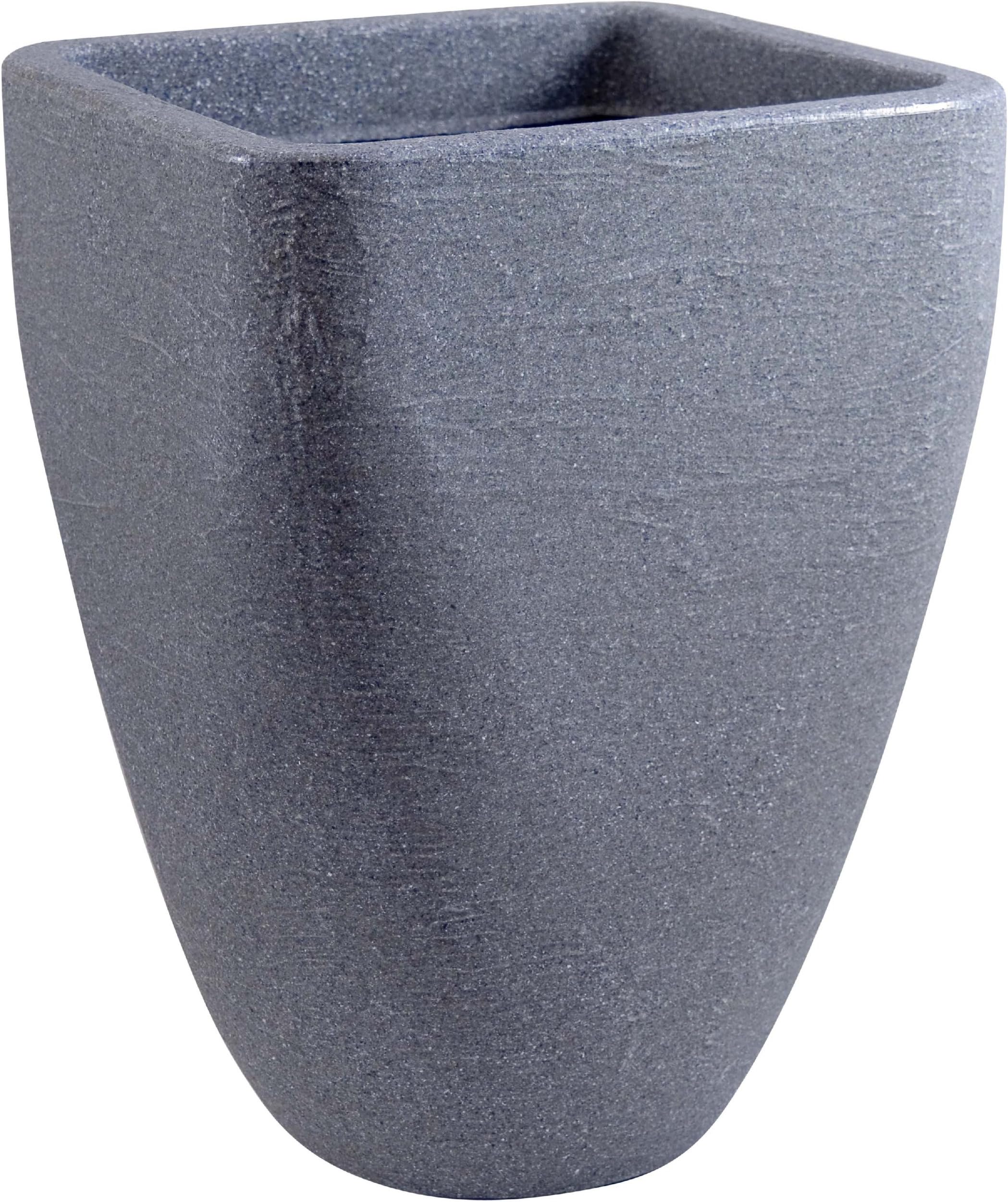 ebertSankey 33 x 46 cm Square Top, Round Base Pot (Granite)