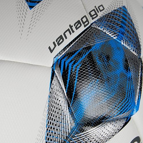 Miniatura 6 de Molten Vantaggio 3555 - Balón de fútbol híbrido de calidad FIFA, piel sintética texturizada duradera, talla 5, para niños y niñas de 14 años y