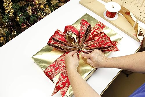 Miniatura 3 de Pro Bow The Hand Herramienta para hacer arcos - Haz arcos de cinta personalizados, arcos de boda DIY y coronas, fácil de hacer arcos para bodas y