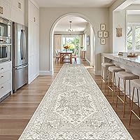 Vista 244 de Madane Alfombra Pasillera Lavable - Alfombras Pasilleras 2x6 para Pasillos de 6 Pies Antideslizante Vintage Alfombra Pasillera de Cocina
