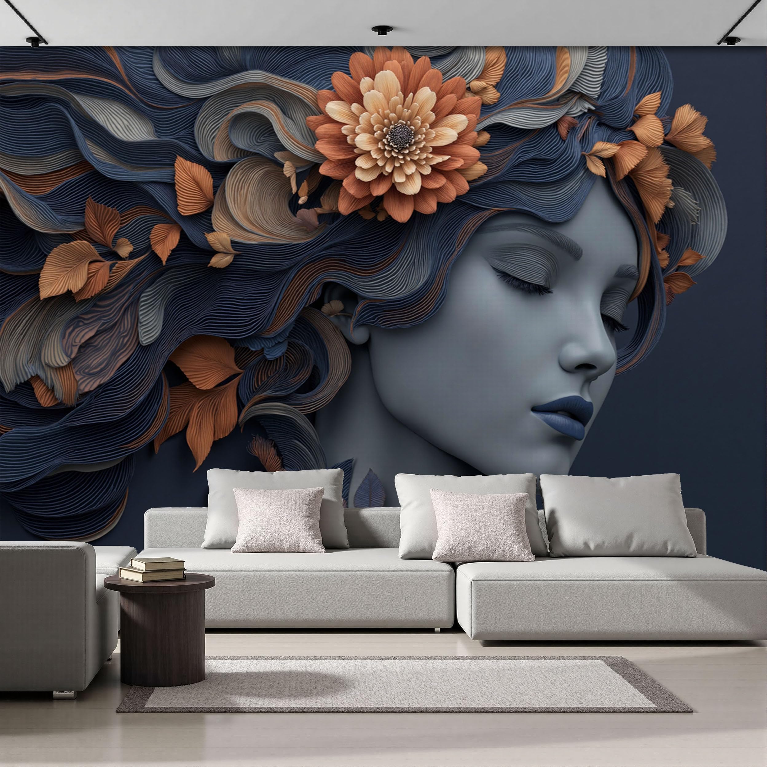 Papier peint fleurs romantique pour transformer votre chambre en cocon cosy