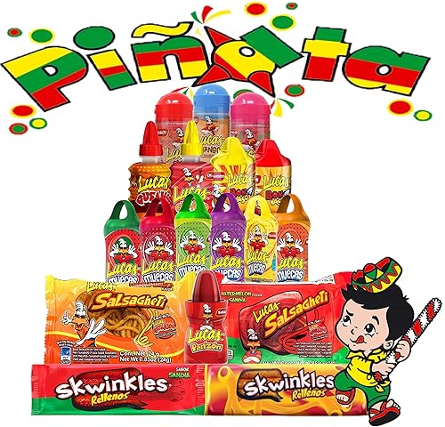 Miniatura 10 de Pinata - Caja de dulces mexicanos mezcla variada original 3 libras 73 piezas