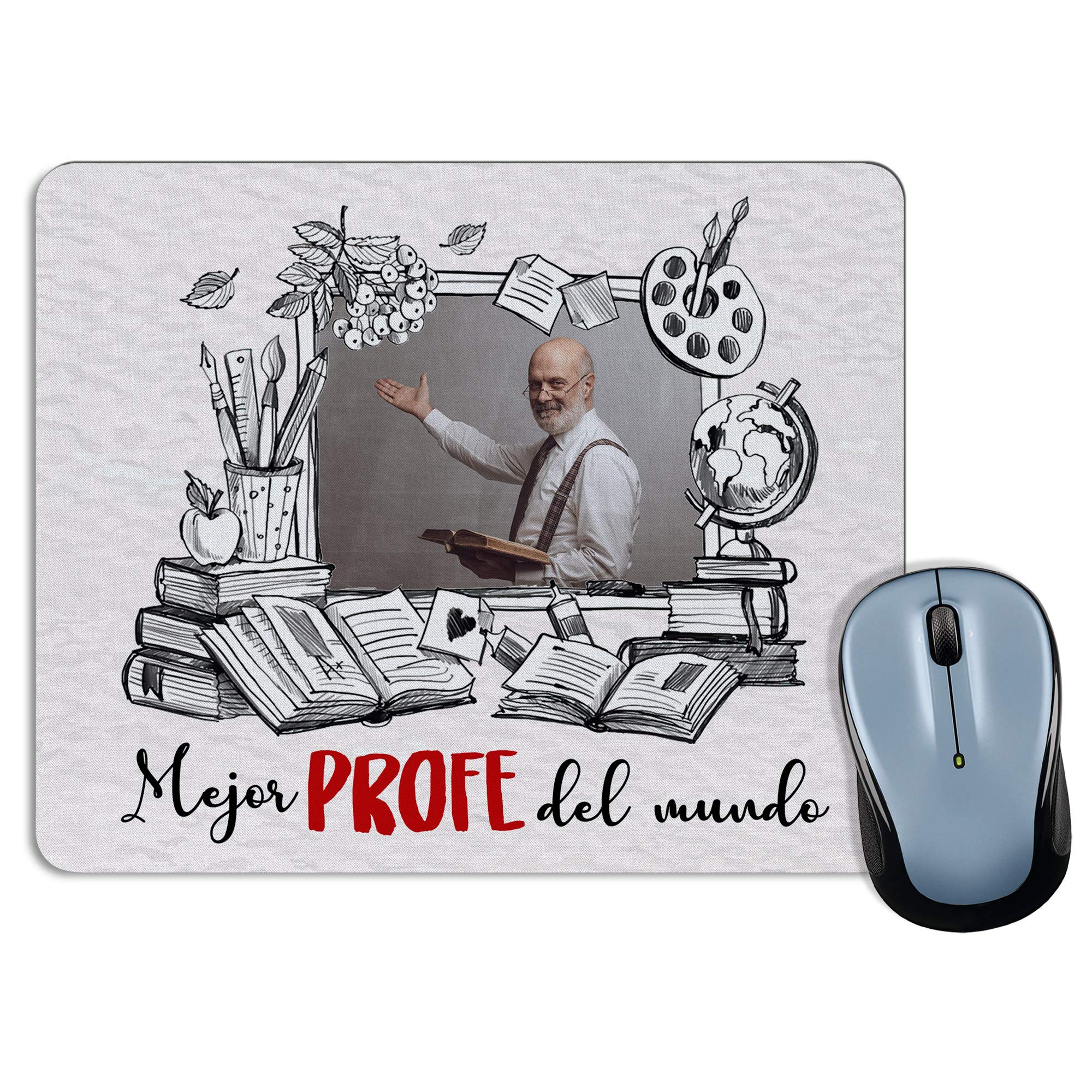 Lolapix Alfombrilla De Raton Profesor Y Profesora Personalizada Con Nombre Del Maestro O Maestra Y Alumnos Regalo Original Fin De Curso Varios Disenos Mejor Profe Amazon Es Hogar