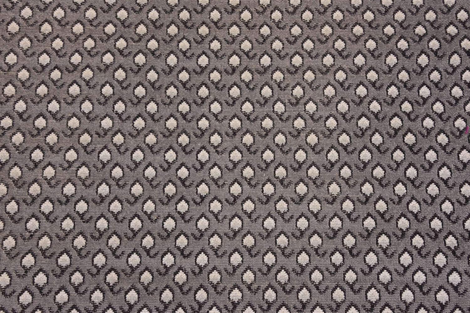 Unique Loom Williamsburg Collection Traditional Border with Dotted Center Area Rug, Round 8' 0" x 8' 0", Gray/Beige