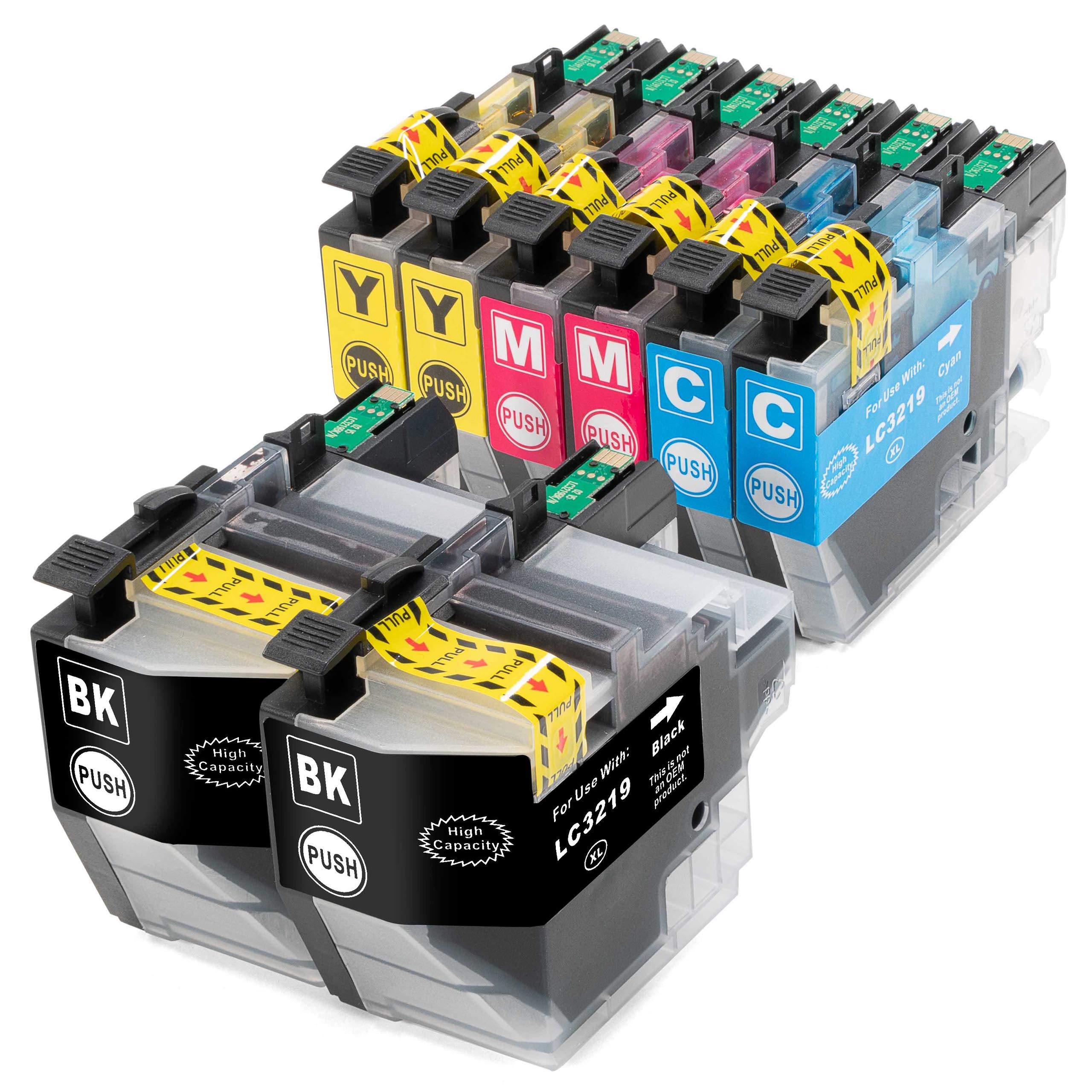 8 Cartucce Compatibili LC3217 LC3219 XL Per Brother MFC-J5730DW J5830DW J5930DW – Risparmio 50%