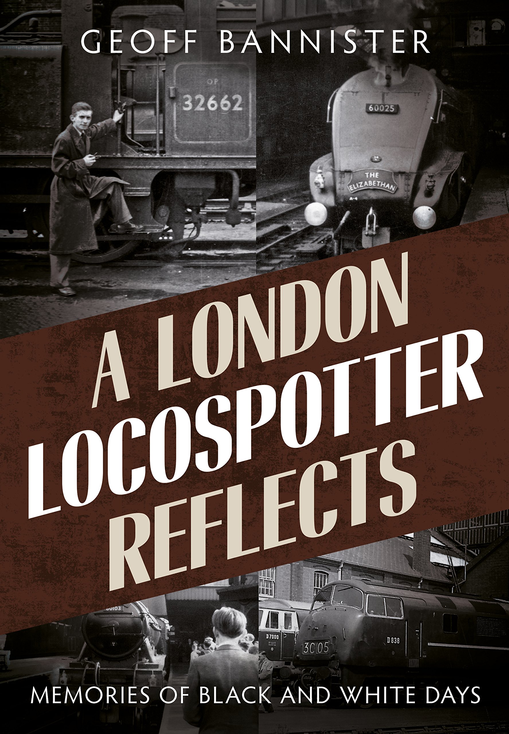 A London Locospotter Reflects livre photos de train noir et blanc