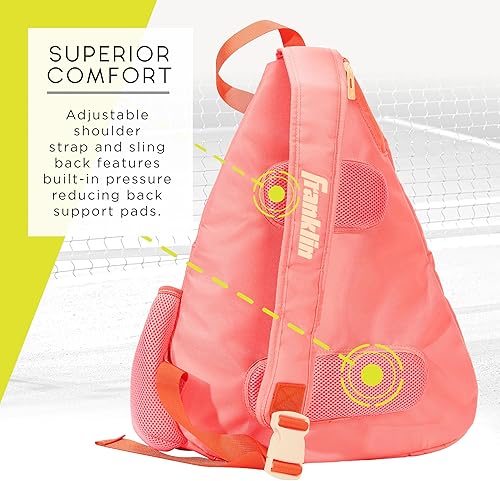 Miniatura 3 de Franklin Sports Bolsas de pickleball - Mochila para equipo + equipo - Hombres + Mujeres - Sostiene paletas, pelotas + accesorios