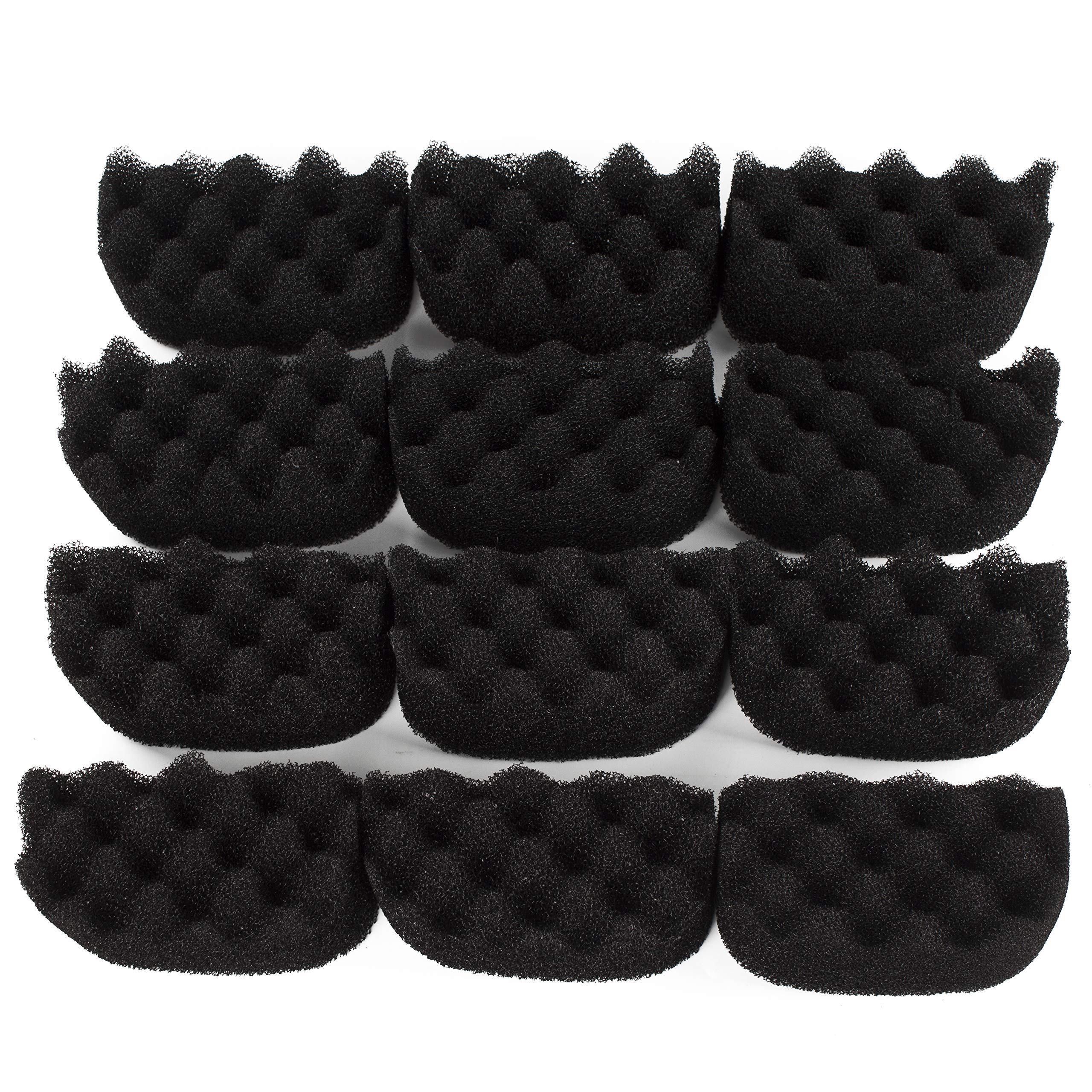 LTWHOME Bio-Foam Filter Pads For Fluval 104 105 106 204 205 206(Pack of 12)