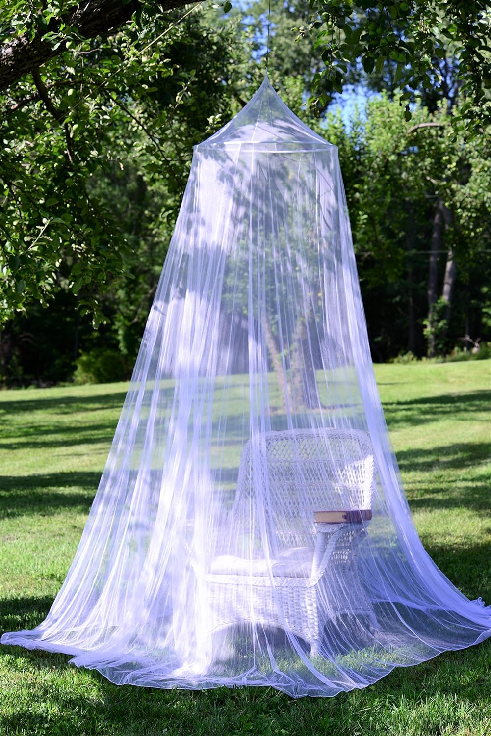 Circular White Mosquito Net