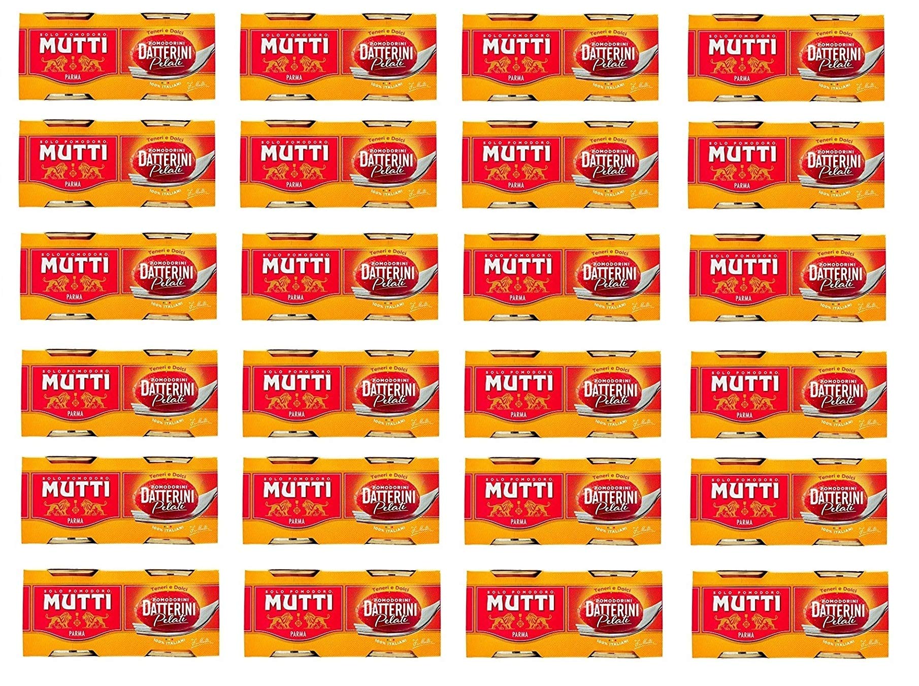 24x Mutti Pomodori Datterini Pelati Tomaten ( 220 gr x 2 ) 100% Italienisch