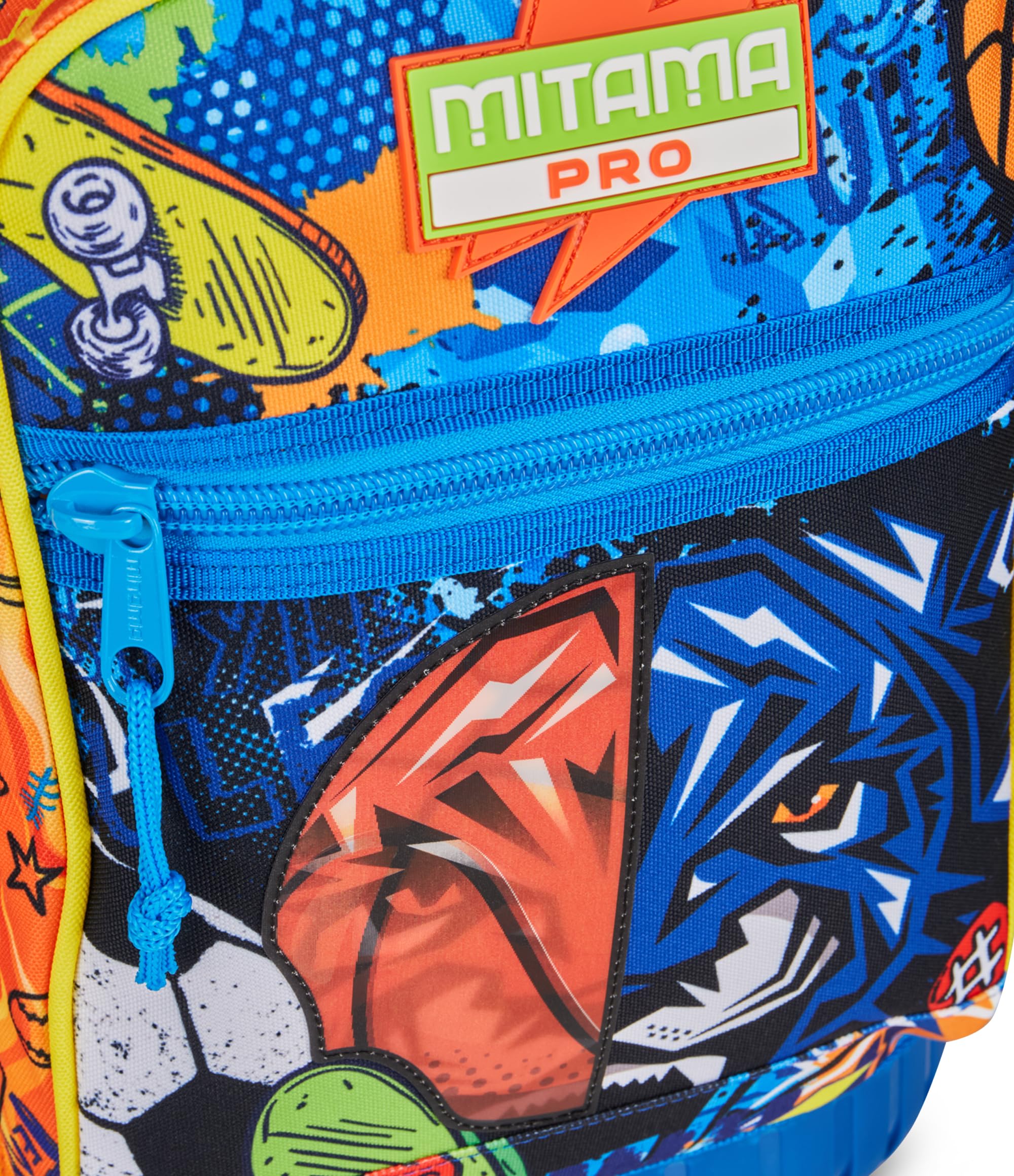 Mitama Trolley Run Extra TIGERPLAY, 33 Lt, Doppio Scomparto, Blu, Tasche multi funzione, bambino, Scuola elementare e media, Tempo libero e viaggi