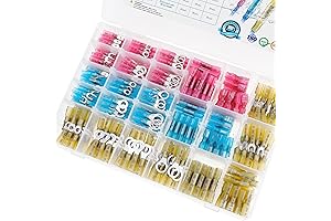 TICONN Butt Connector Assortment - Essential Electrical Solution for Automotive, Marine, and Electrical Projects