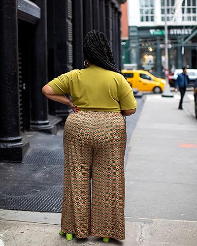 Vista 4 de The Drop essiegolden - Camiseta corta con lazo frontal para mujer