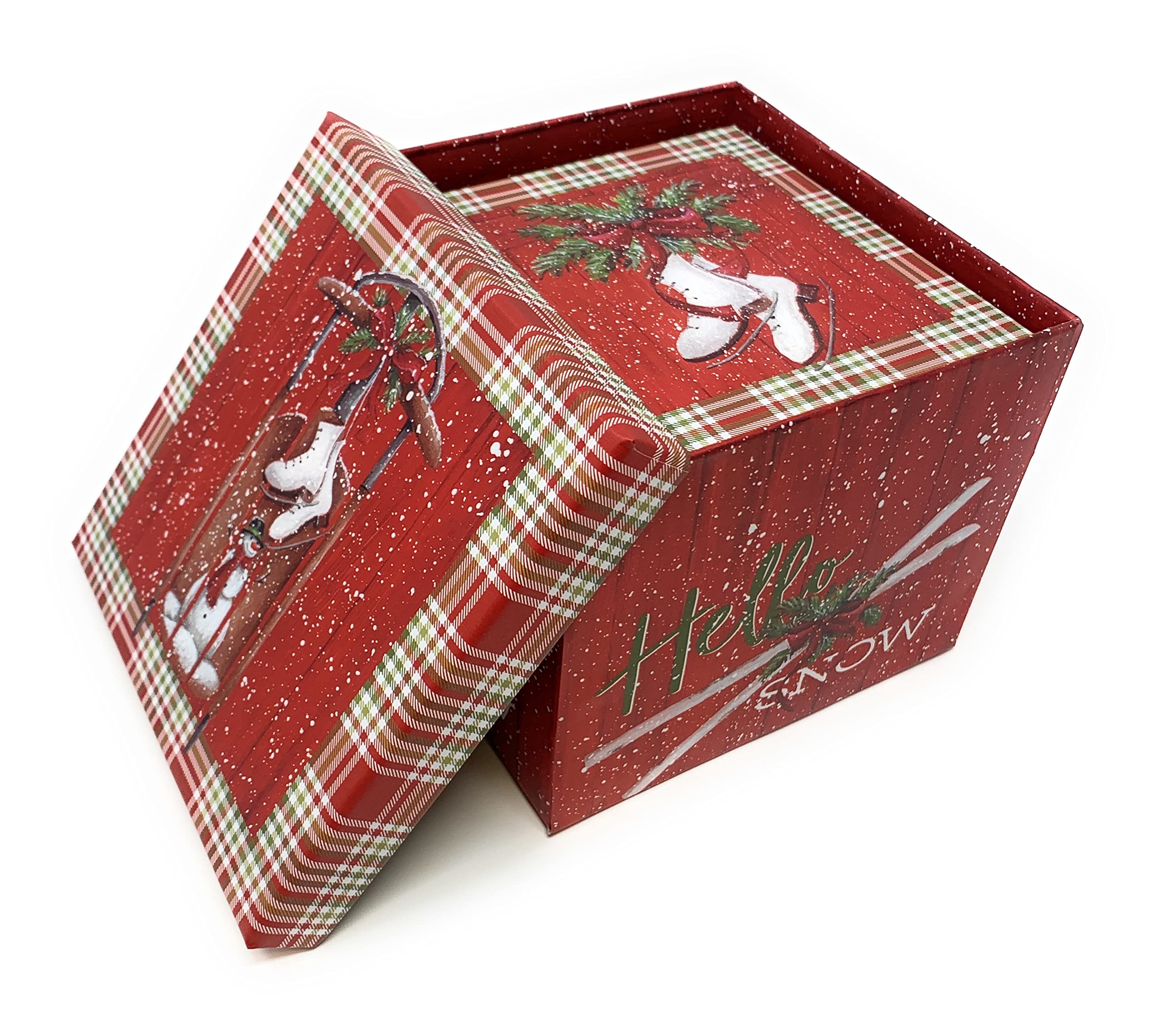 Amazon.com: The Seasonal Shop Christmas Gift Boxes Set of 6 Petite