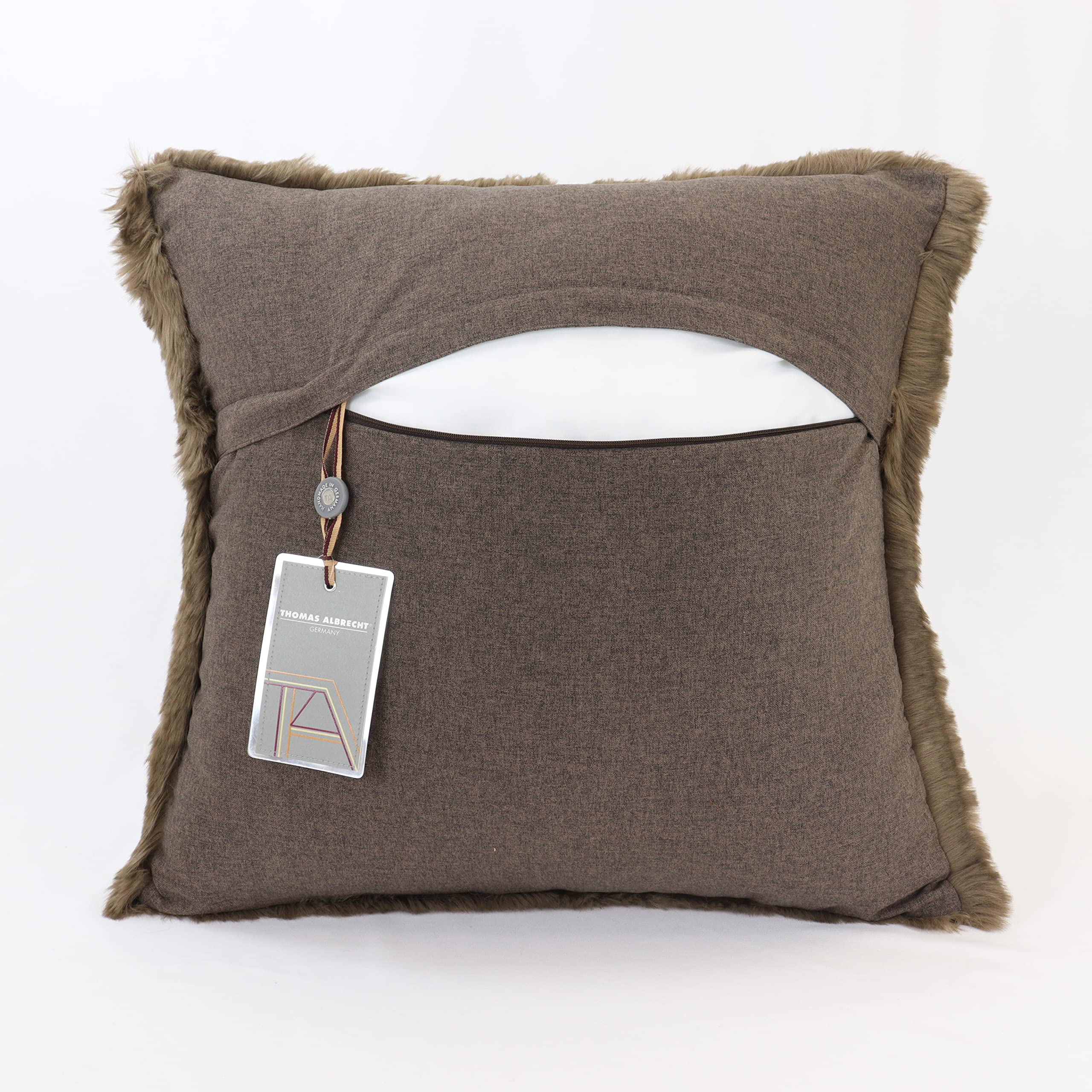 【THOMAS ALBRECHT】クッション グレー 50×50cm THOMAS ALBRECHT】クッション グレー 50×50cm