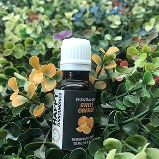 Sweet Orange Essential Oils ~ Pure Natural Aromatherapy Massage Oil - Therapeutic Grade - 100% Natural Incense - Pure Essential Oil (15ml)
