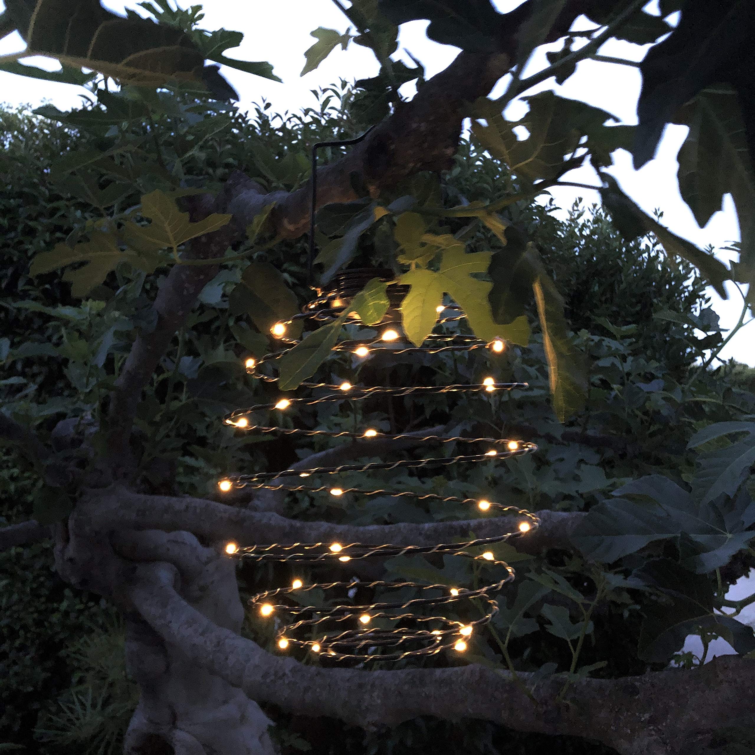 LUMI JARDIN Lámpara solar en espiral H37cm ORION