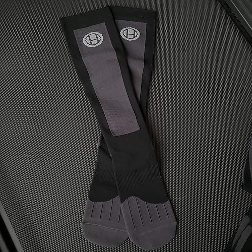 Miniatura 2 de Hoplite Calcetines de compresión de alto rendimiento de alta calidad, comodidad duradera para levantar, correr, OCR, senderismo, deportes de nieve