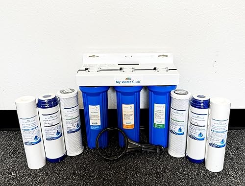 Miniatura 4 de MyWaterClub - Sistema de filtro de agua para toda la casa, 3 etapas, con 2 juegos de filtros adicionales, puerto de 34 pulgadas