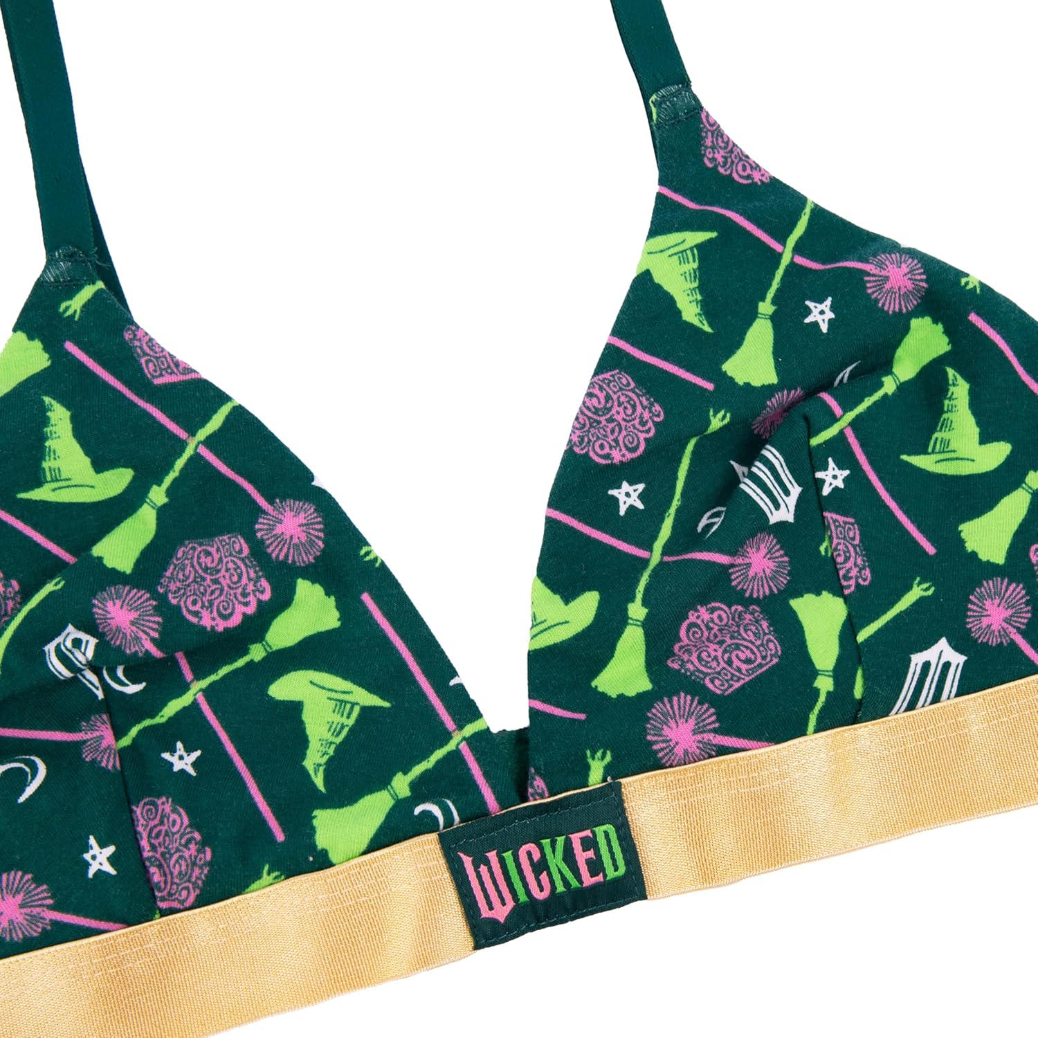 Wicked Women's Amazon Exclusive Elphaba and Glinda Cami and Bra Sets With Boxer Brief Sizes Xs-xl