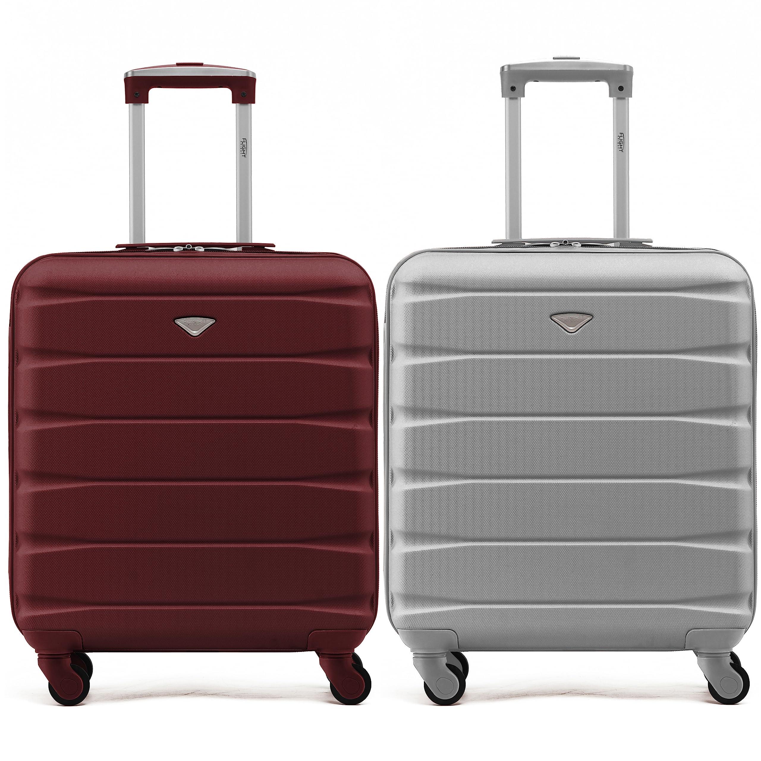 Flight Knight Suitcase Set of 2 Lightweight 4 Wheel ABS Hard Case Cabin Carry On Hand Luggage Approved for Over 100 Airlines Including easyJet, British Airways, Ryanair & Many More 55x35x20cm — view 21